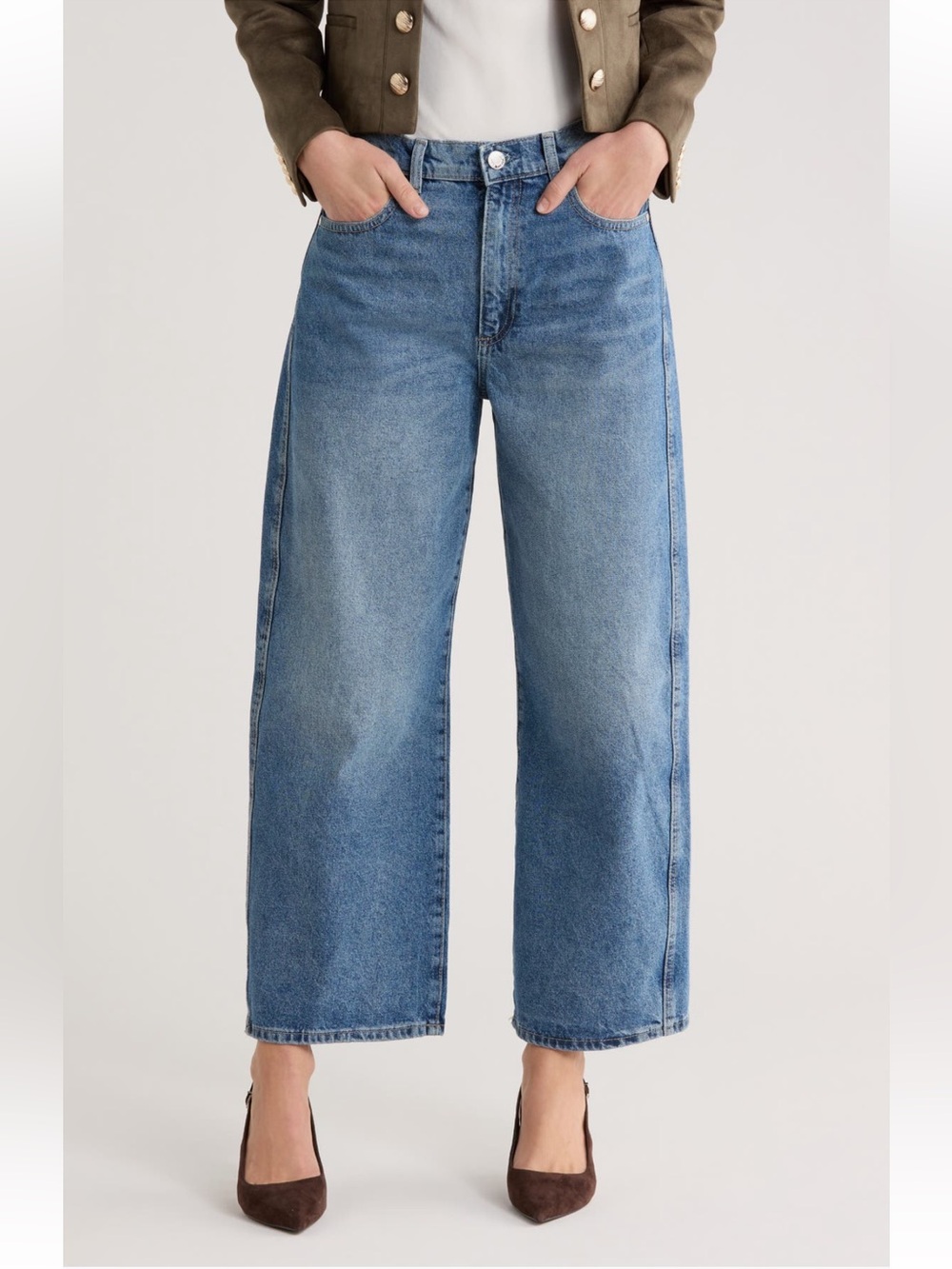 Jason Wu High Waist Angle Relaxed Barrel Jeans
